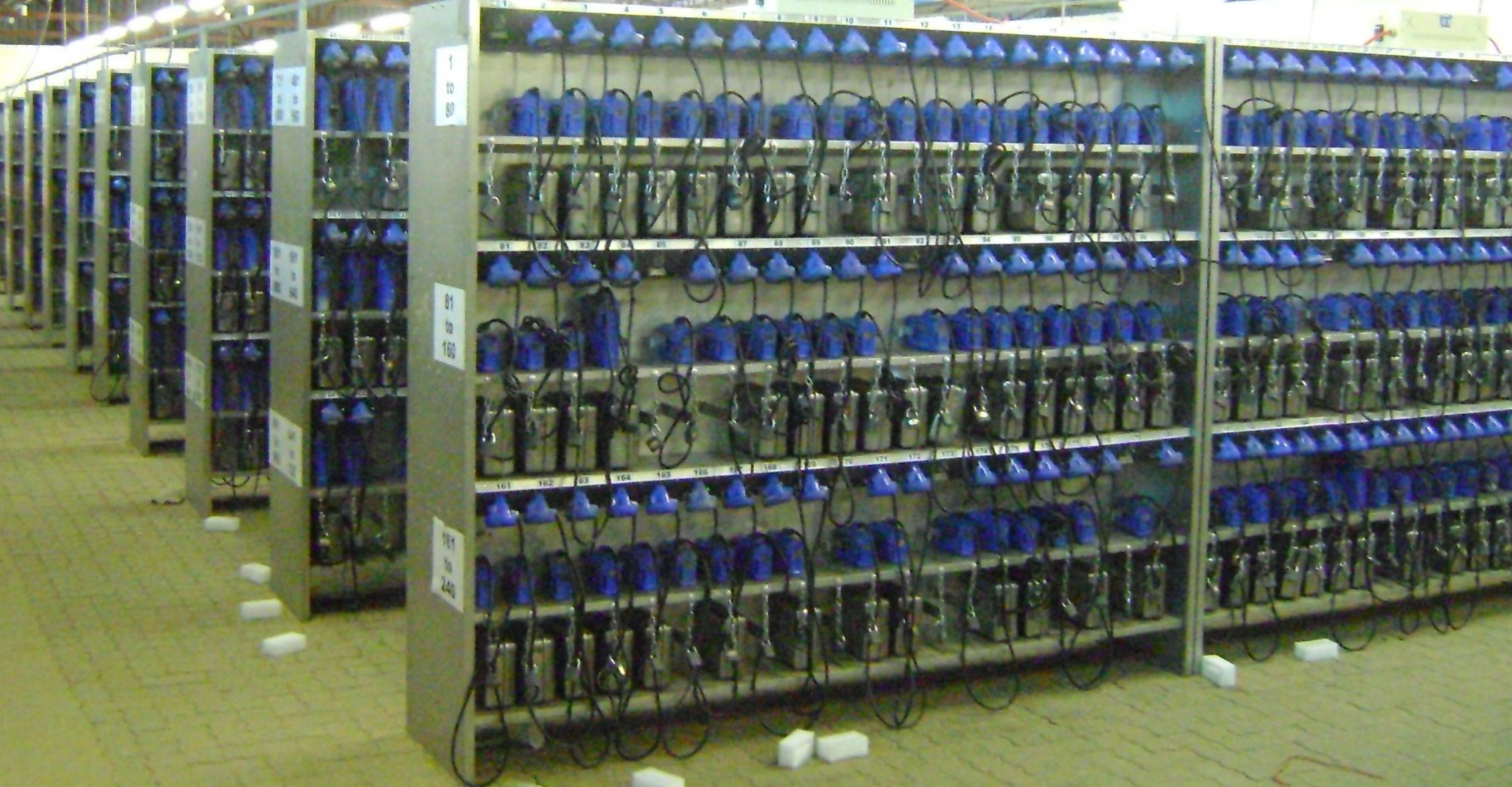 SyboTec charging rack installation